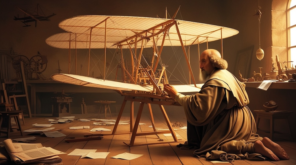 Leonardo's Flying Machine
