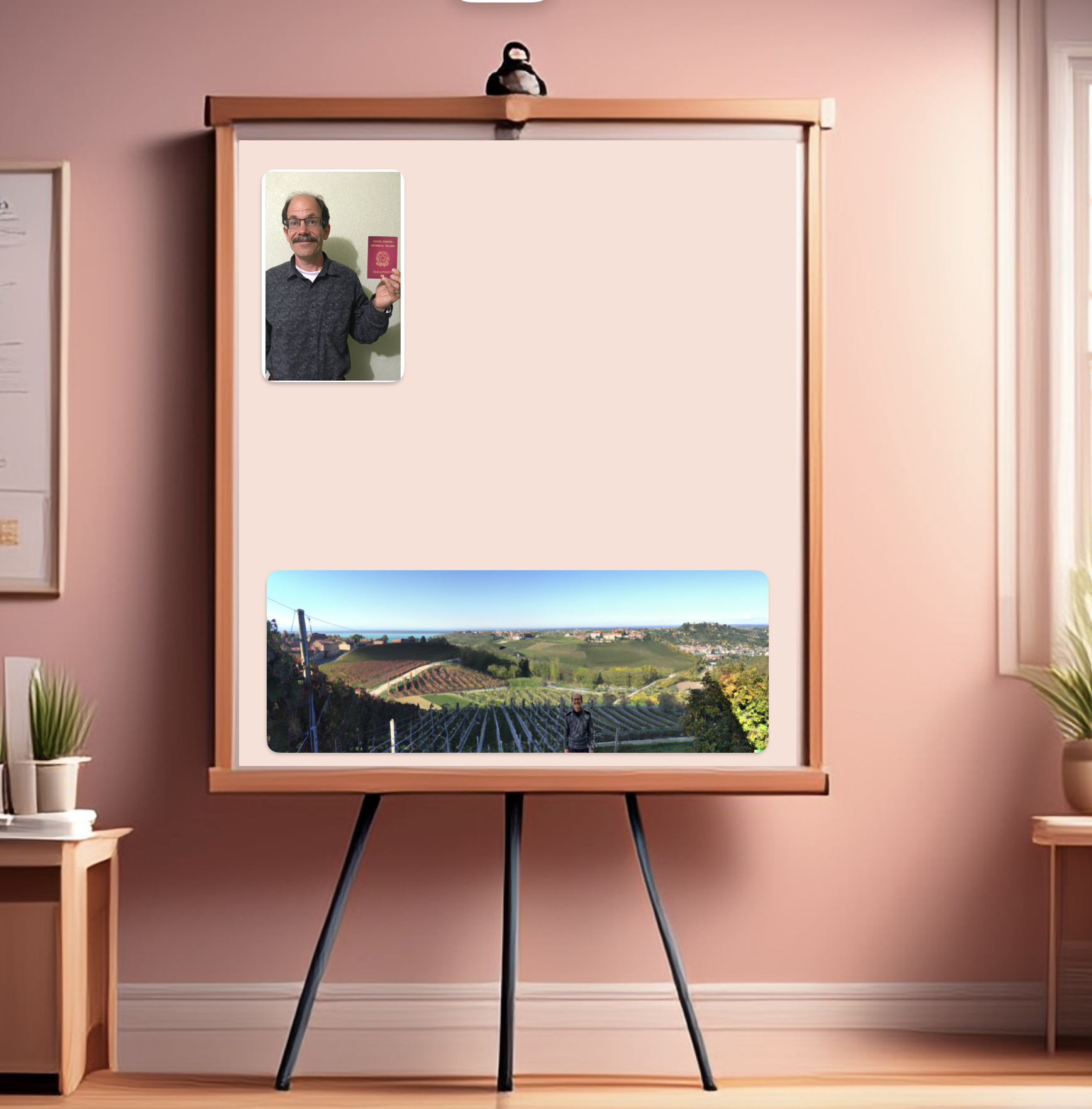 Instructor's Digital Dream Board Example